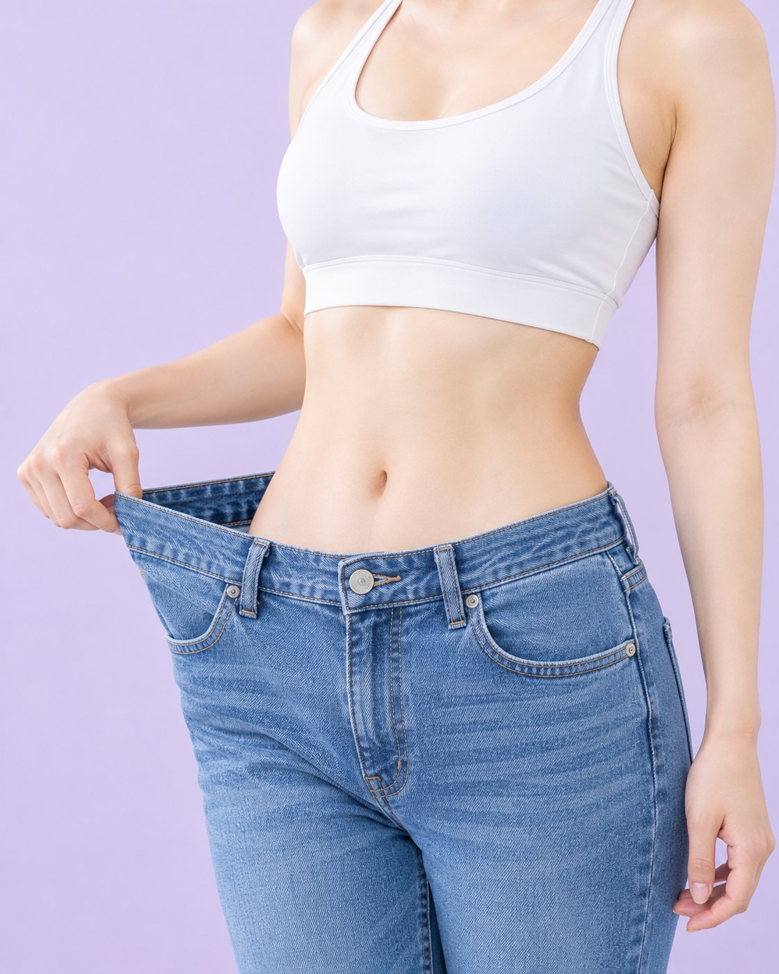 ウエストが細くなった女性（イメージ）